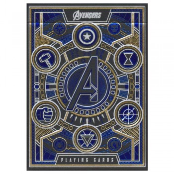 Avengers žaidimo kortos (mėlynos) Theory11